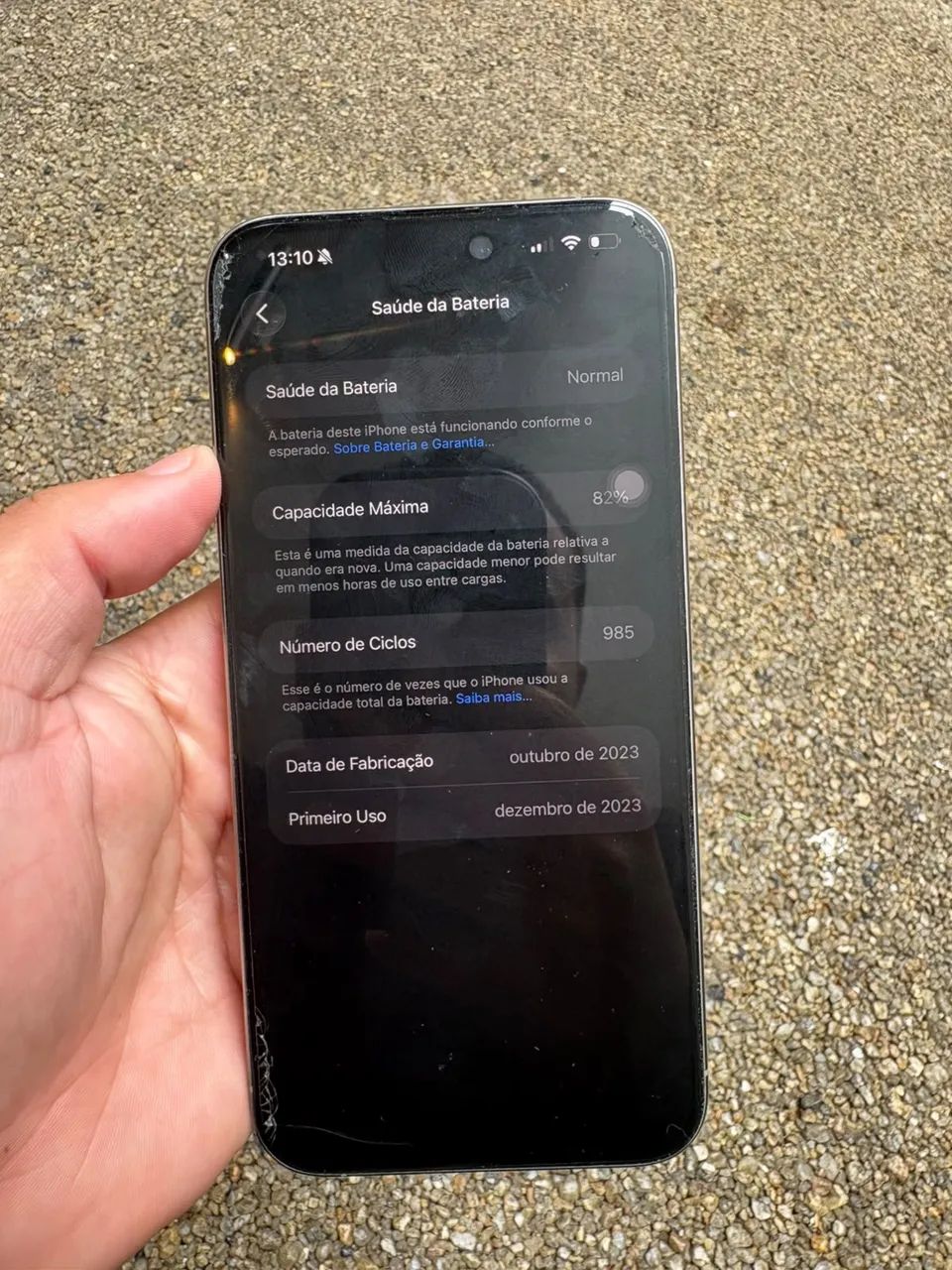 Vende- se iPhone 15 pro max 256 GB semi-novo