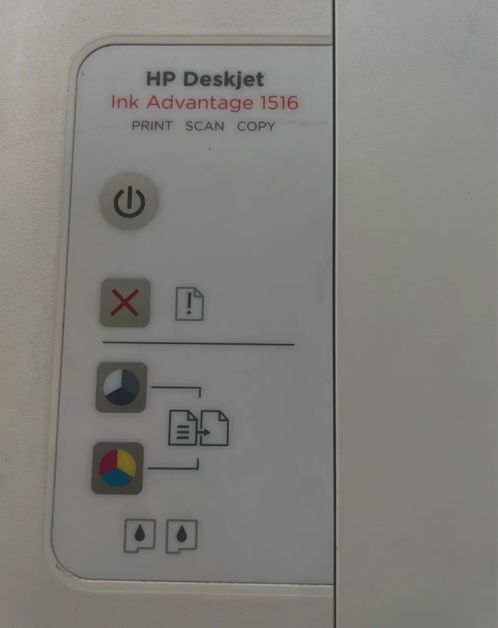 Impressora HP deskjet ink Advantage 1516 - 