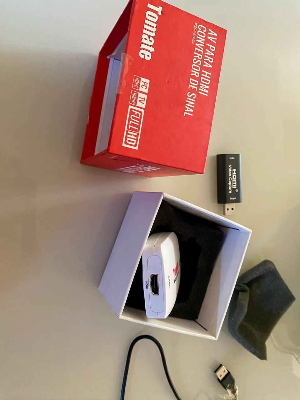CONVERSOR AV/TV PARA HDMI e VIDEOCAPTURE - Foto 3