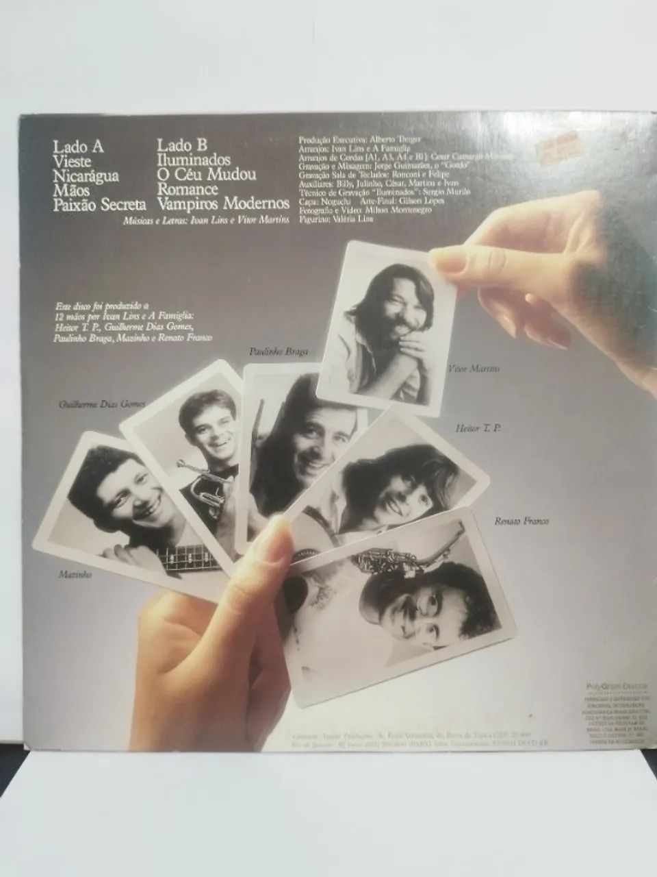 LP Ivan Lins - Mãos (Encarte) - Foto 3