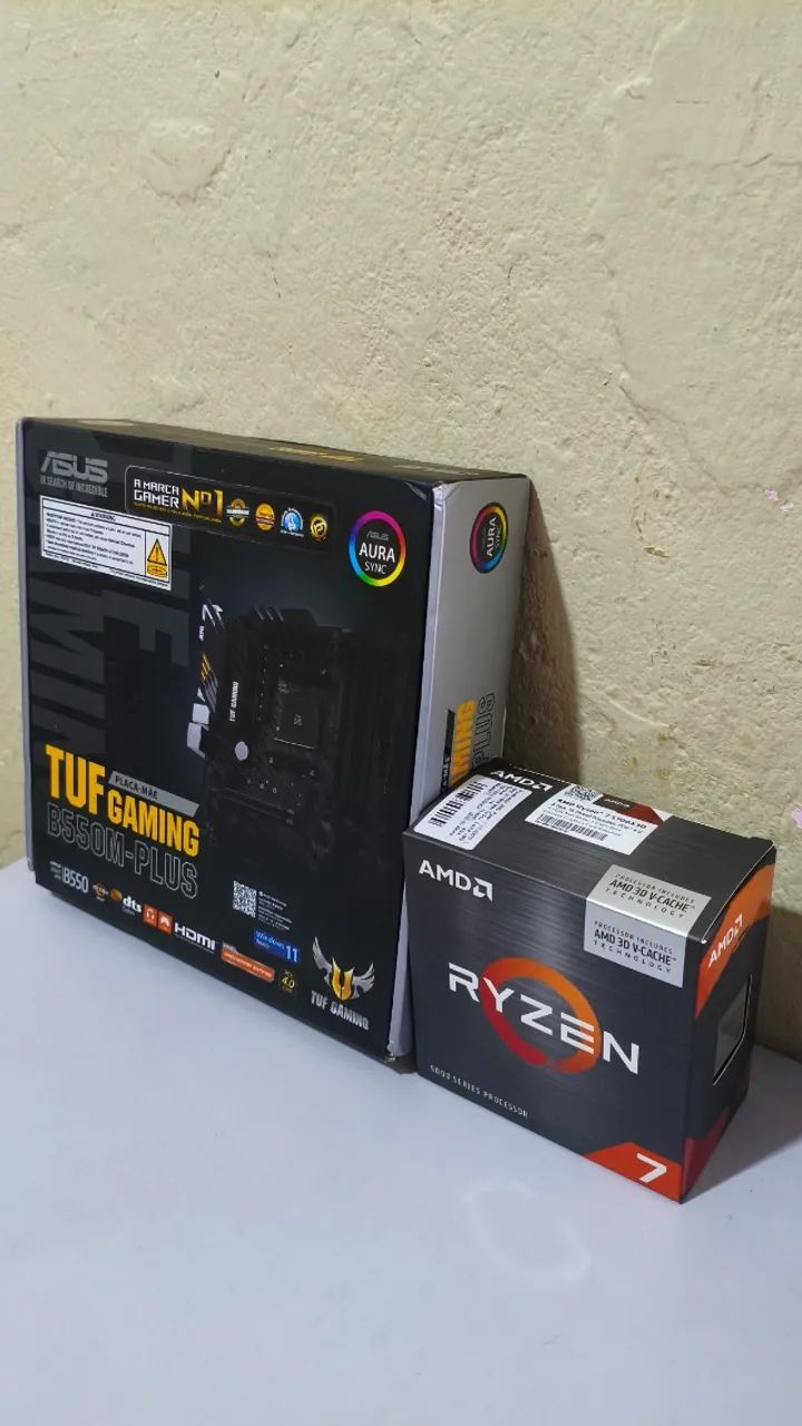 Kit - Asus Tuf B550M Plus + Ryzen 7 5700X3D - Foto 2