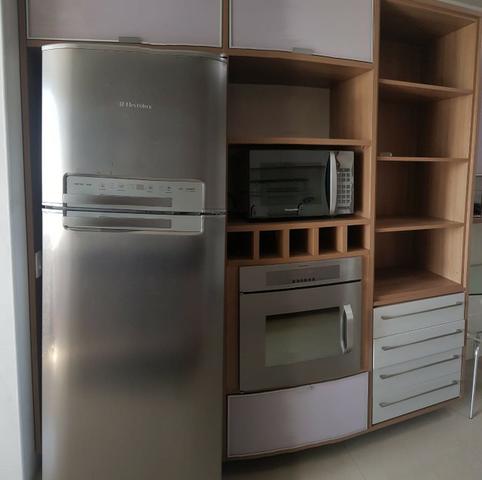 Villa Lobos 2 suítes 100% mobiliado mega suíte master (andar alto linda vista para o rio) - Foto 9