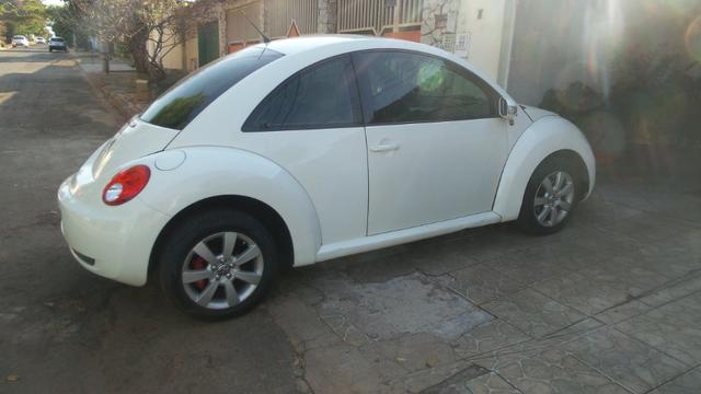 VW- New Beetle 2.0 Cor Branco Com Teto Solar Ano 2006/2007 - Foto 3