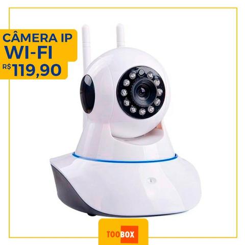 Câmera IP Robozinho Full Hd 1080p WIFI baba Eletrônica - Fazemos Entregas