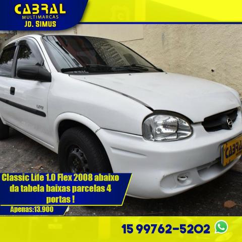 Classic life 1.0 sem entrada 4P abaixo tabela parcelas 450