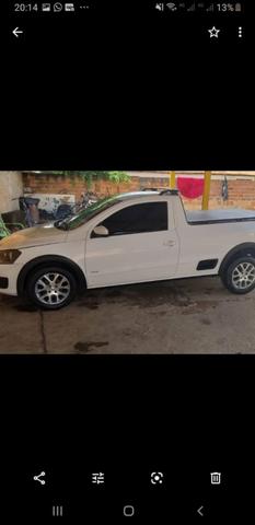 Vendo saveiro trend 1.6 2014 aceita troca de carro de menor valor - Foto 4
