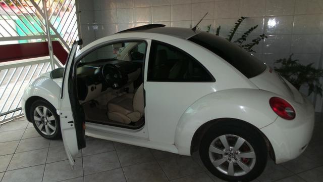 VW- New Beetle 2.0 Cor Branco Com Teto Solar Ano 2006/2007 - Foto 2
