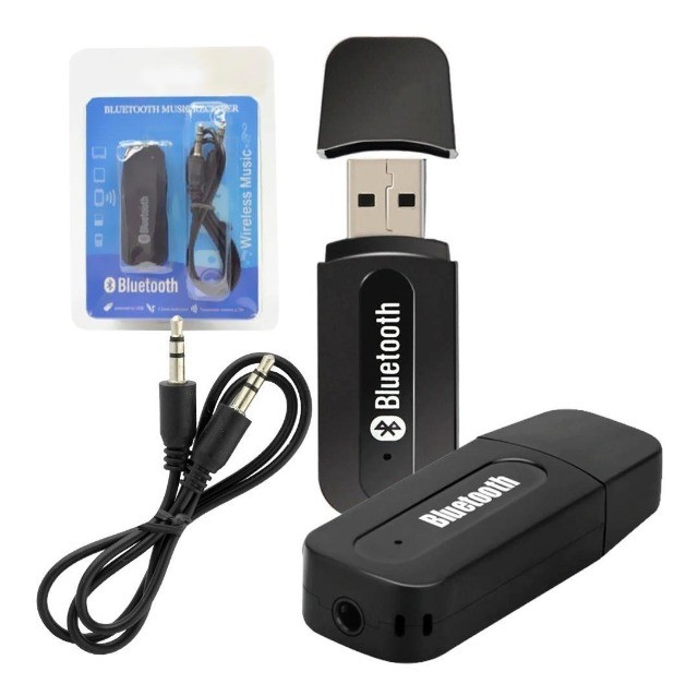 Receptor Adaptador Bluetooth Usb P2 Audio Stereo