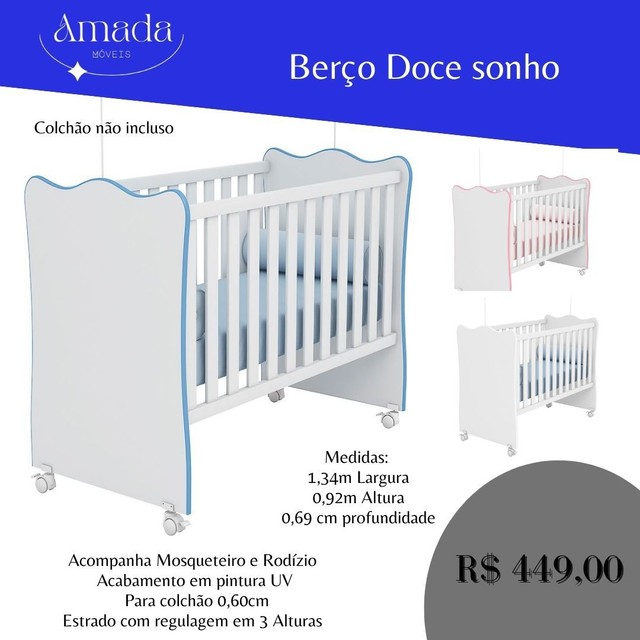 Cômoda Doce sonho infantil , Entrega  em 3 dias  - Foto 4