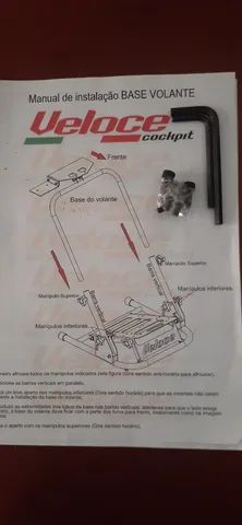 VELOCE V3 - Suporte para volantes. Compatível com Logitech, Fanatec e  Thrustmaster - VELOCE COCKPIT