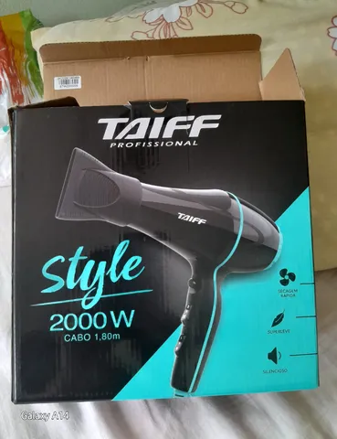 Taiff Secador De Cabelo Style Ion Profissional 2000w - Cores Cor Preto 220v