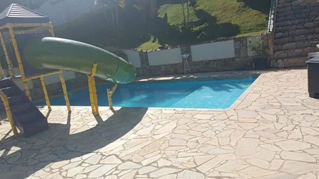 🏠 Chácara / sítio para alugar em Mairinque para temporada - Sebandilha -  Chácara até 30 pessoas 8/4 Piscina Salão de jogos Churrasqueira #89316 -  Temporada Livre