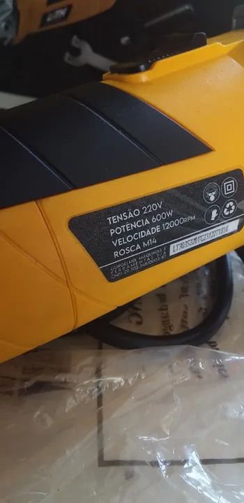 Lixadeira 600 watts nova zero show  - Foto 3