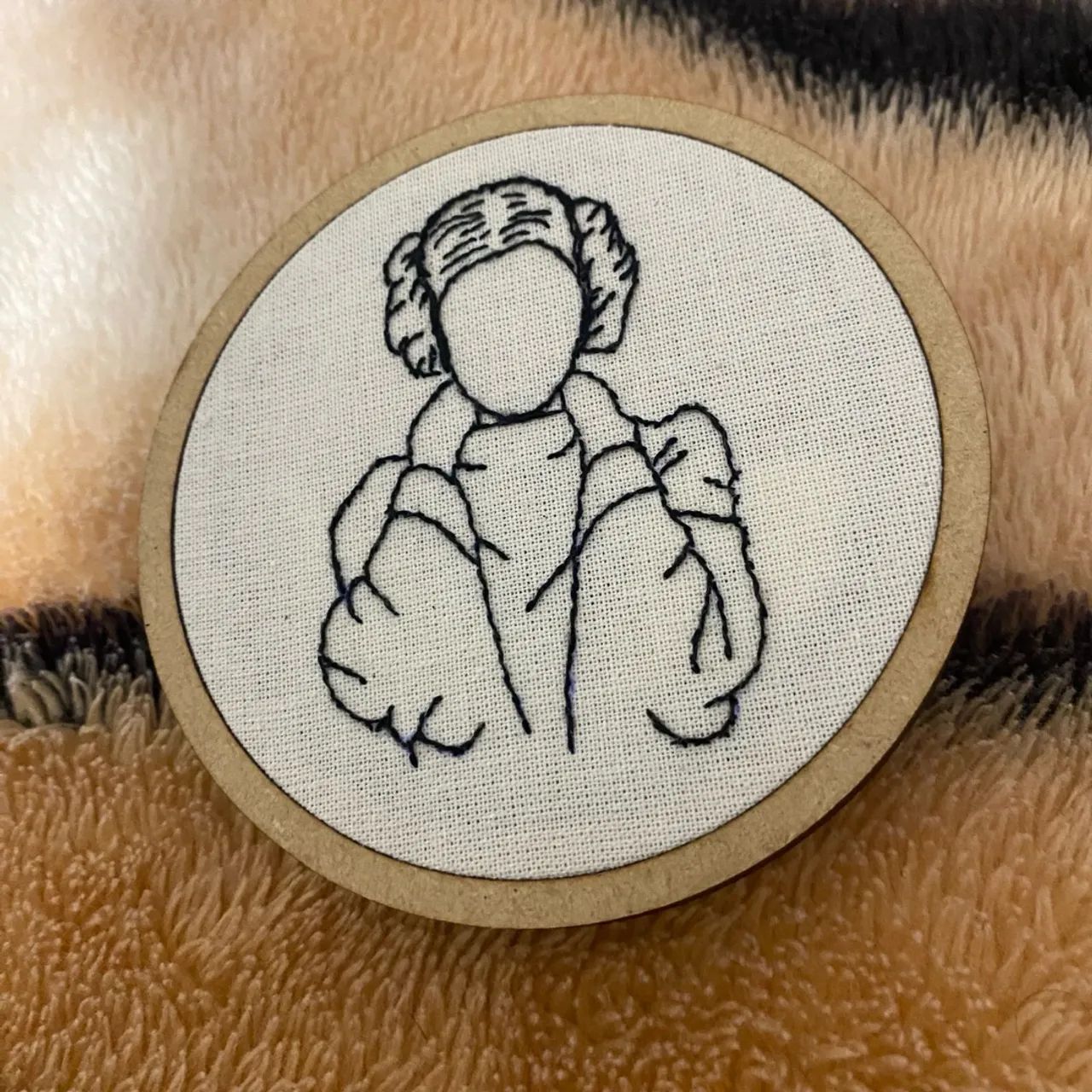 Bordado Princesa Leia - Star Wars