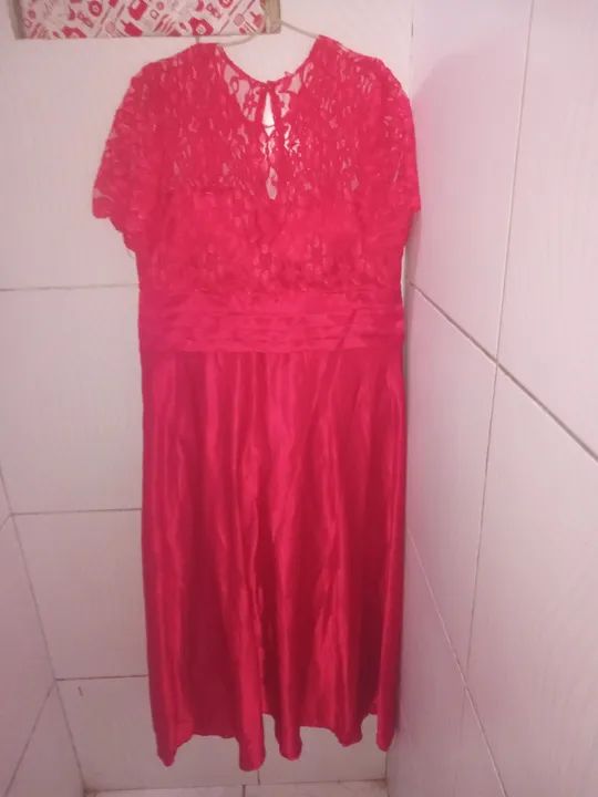 Vestido Social Longo Feminino GG 