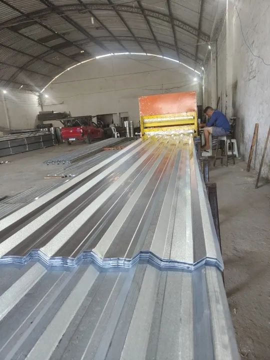 Telhas galvalume feitas sob medida