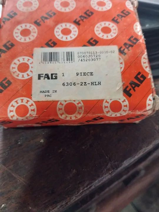 Rolamento FAG 6306-22-HLH 10 peças  - Foto 2