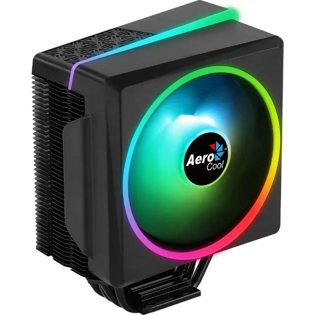 Air Cooler Aerocool Cylon 4F ARGB Preto LGA 1700/2066/2011 | AM5 HeatPipe: 4 - WZetta