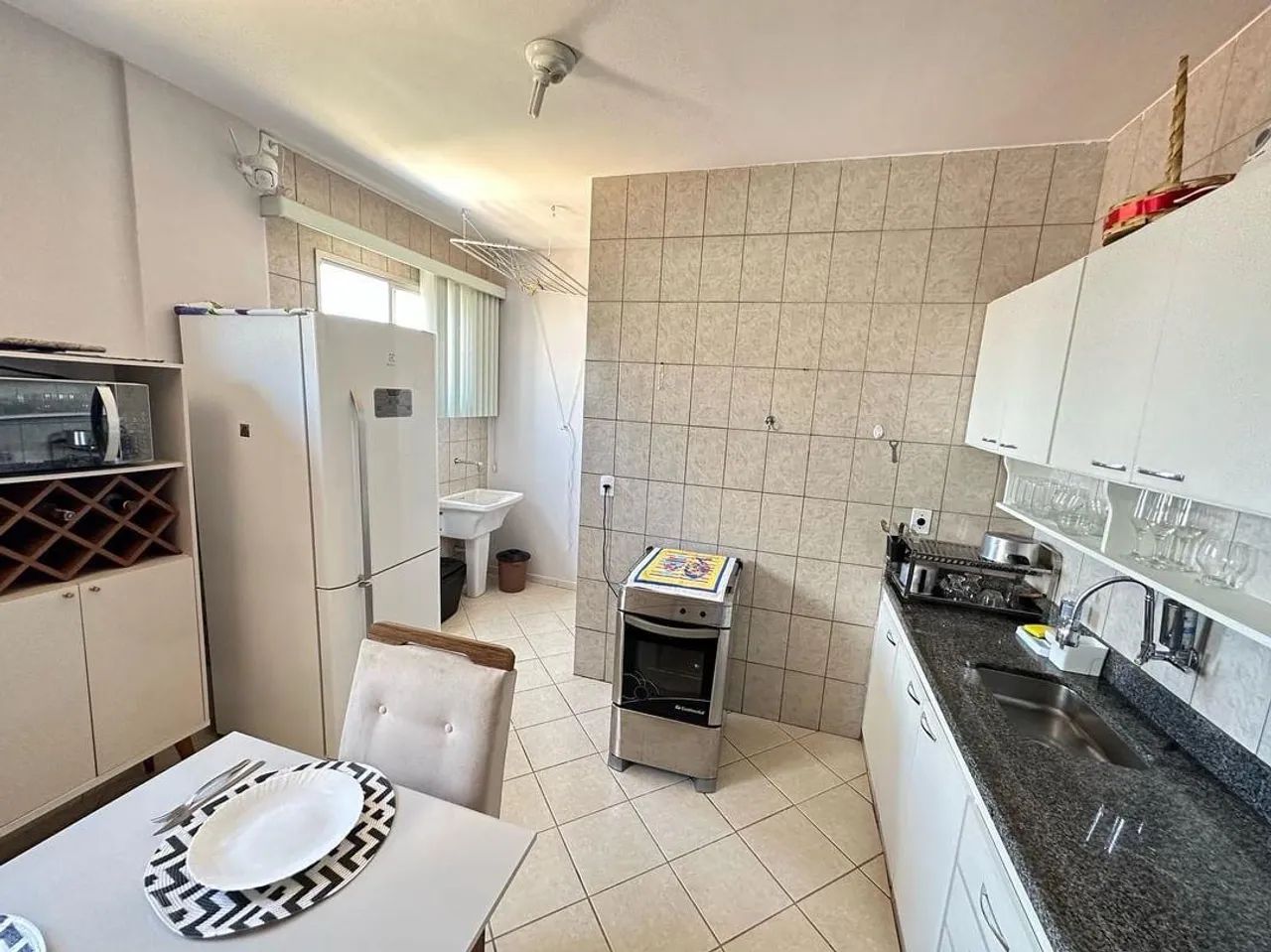 APTO 3 QTS PARA ALUGAR P/ TEMPORADA ENS. AZUL N. GUARAPARI A PARTIR DE R$ 460,00 A DIÁRIA. - Foto 3