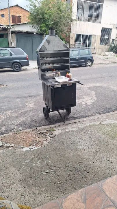 Carrinho de Churrasco Completo
