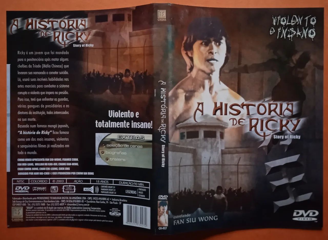 Dvd A História de Ricky (China vídeo) - Foto 3