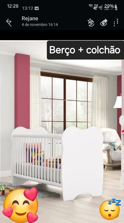 Berço + Colchão (NOVOS)