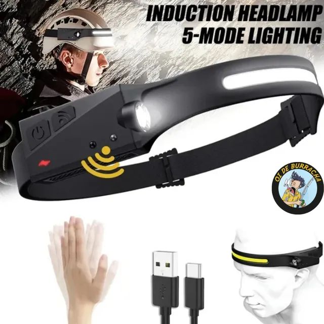 Lanterna de cabeça (LED)