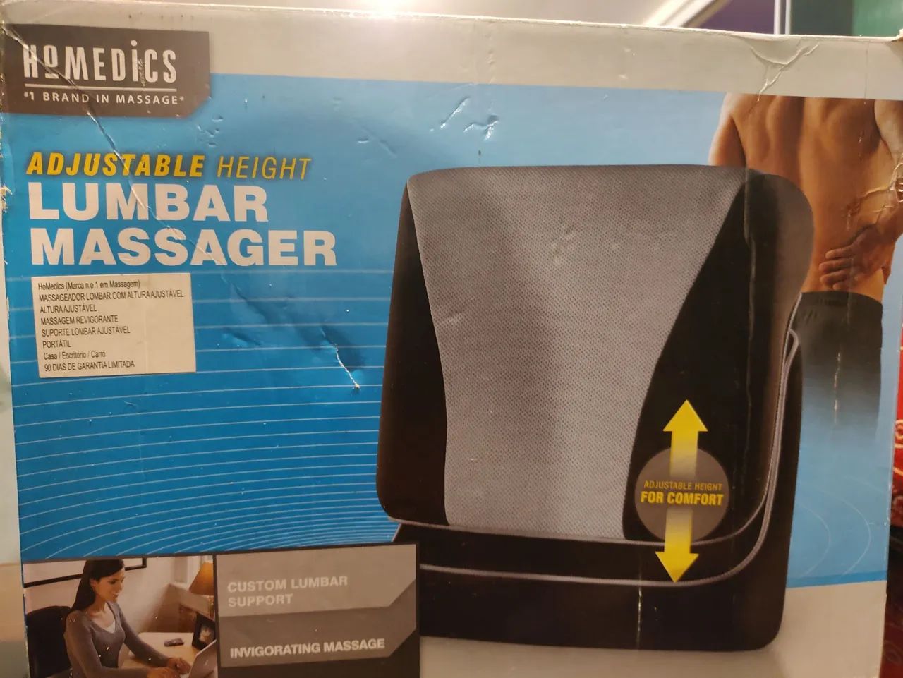 Massageador Lombar Ajustável HoMedics