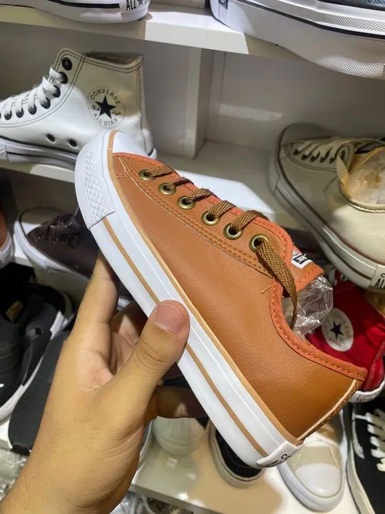 All star couro caramelo  - Foto 2