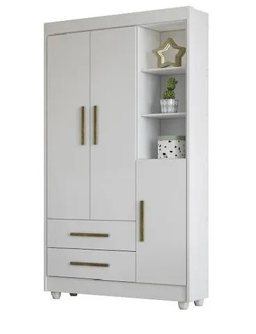 Guarda-Roupa 3 Portas Flocos - Foto 3