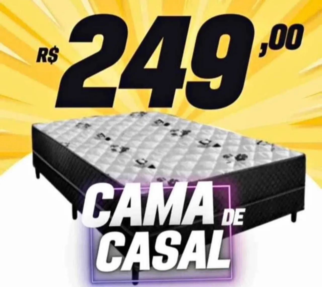 CAMA CASAL + TRAVESSEIRO DE BRINDE 