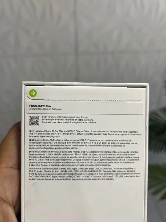 iPhone 16 Pro Max 256gb Lacrado | Trocas Com Análise - Foto 2