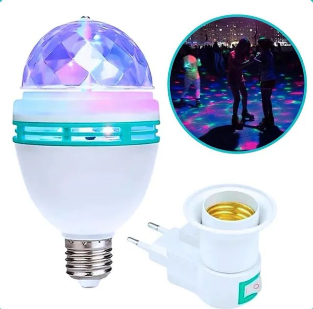 Lâmpada Giratória RGB Bocal - Foto 2
