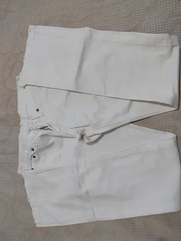 Calça jeans feminina branca - Foto 2