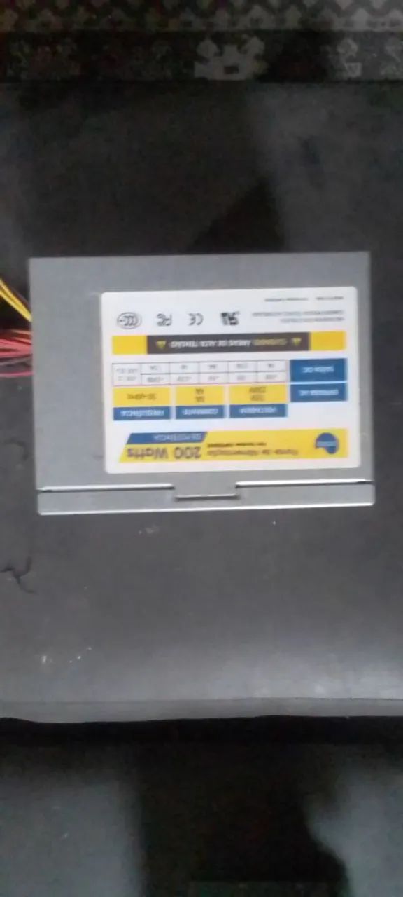 Fonte de PC computador 200w Nova