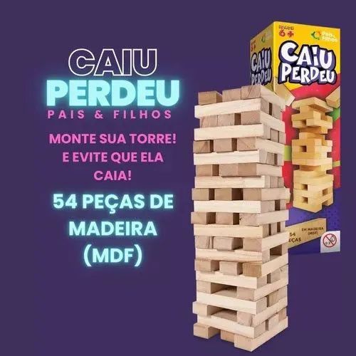 Jogo de mesa caiu perdeu (entrega)