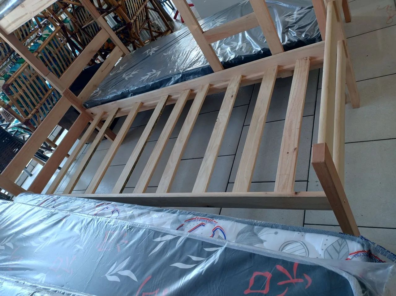 Cama de solteiro NOVAS EUCALIPTO  - Foto 4