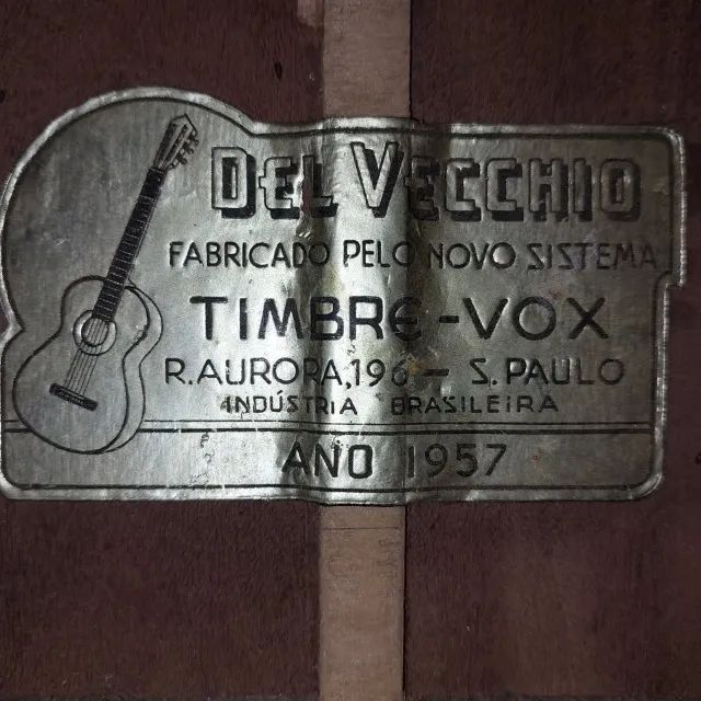 Violão Del Vecchio Timbre Vox 1957 Raridade - Foto 3