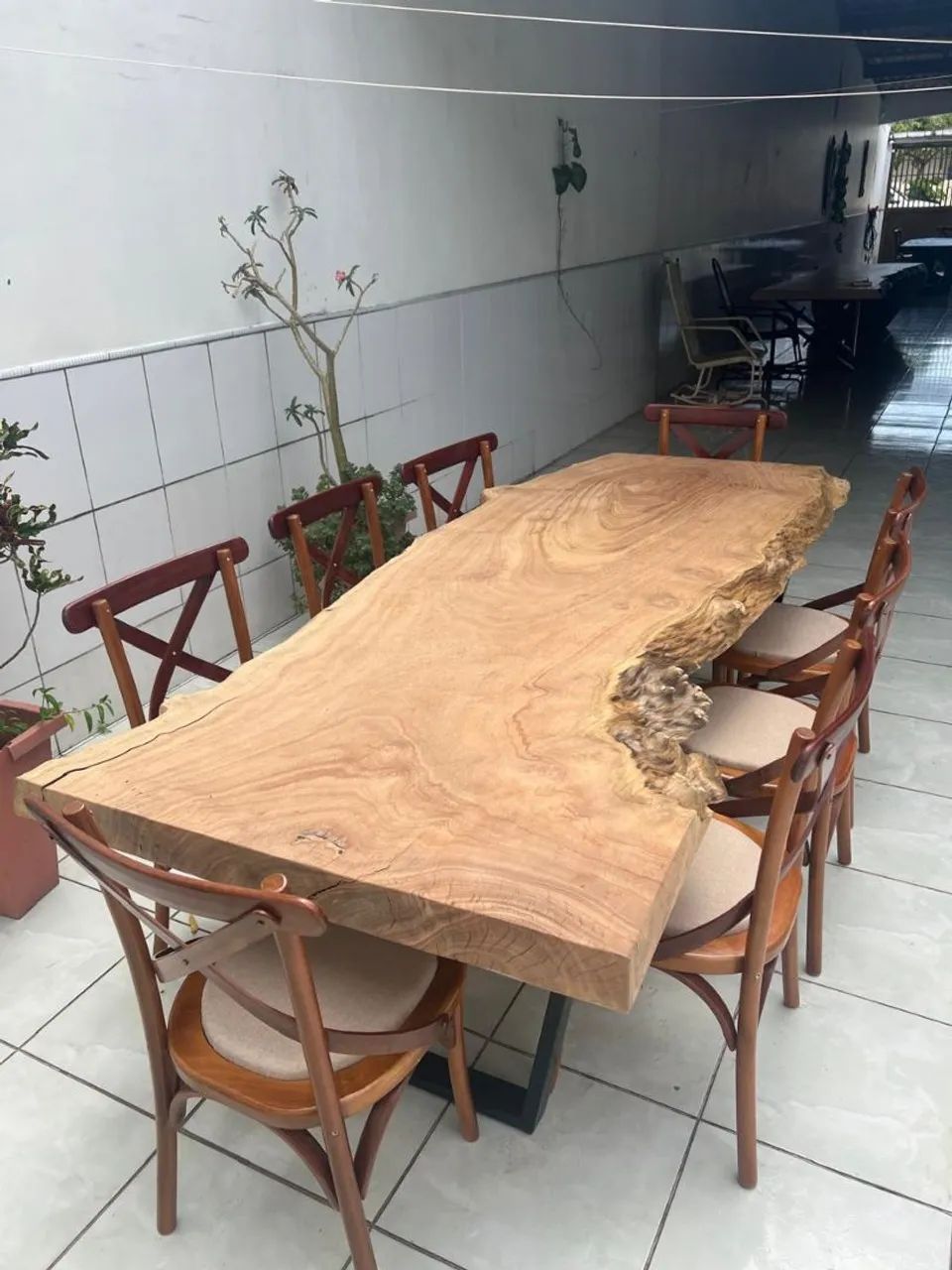 Mesa de jantar rústica - Foto 2