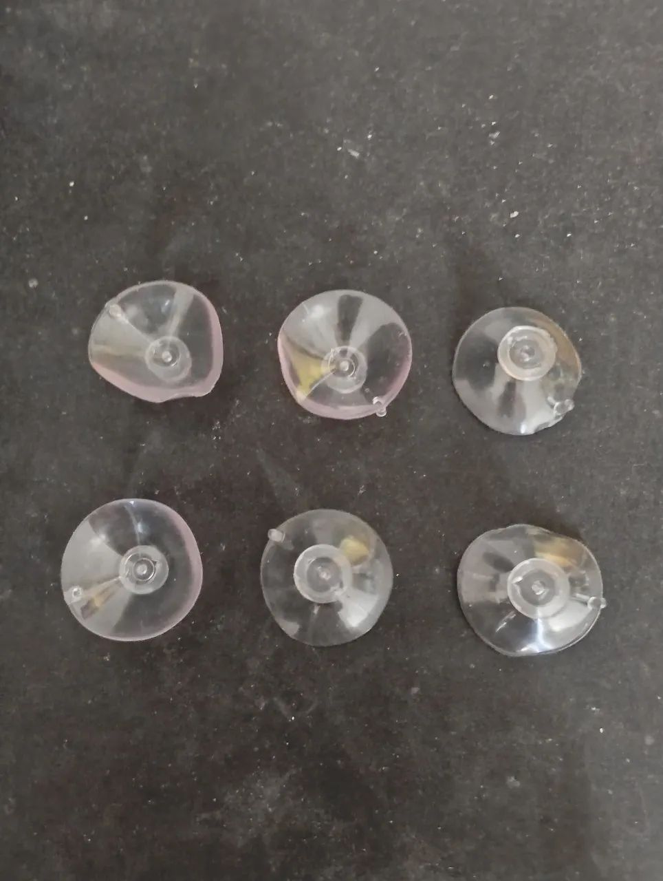 Ventosas de Silicone Transparente - Kit com 06 unidades. - Foto 3