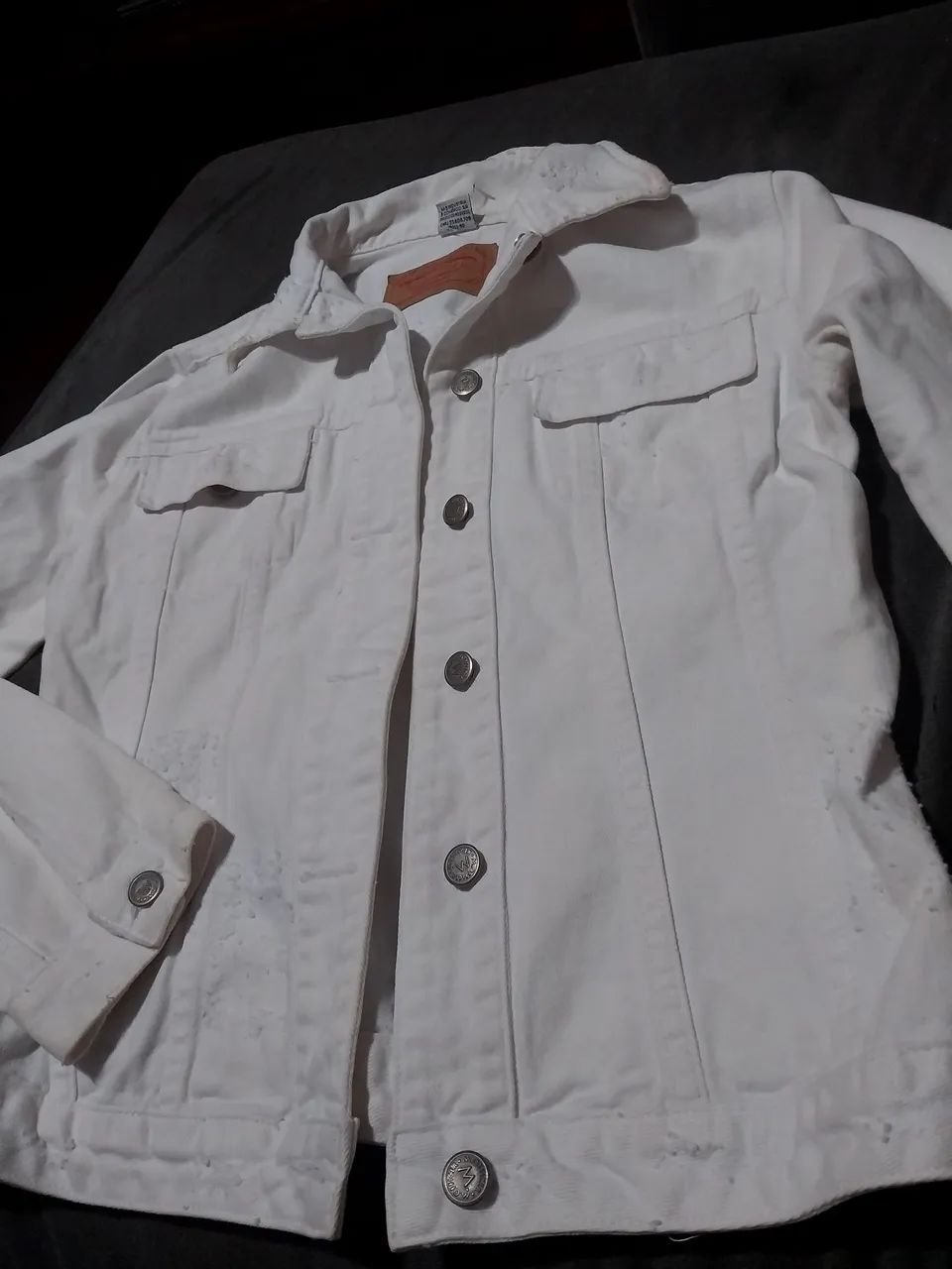 Jaqueta Jeans M Officer - Foto 2