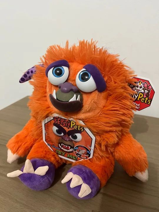 Feisty monstrinho Laranja - Feisty Pets original