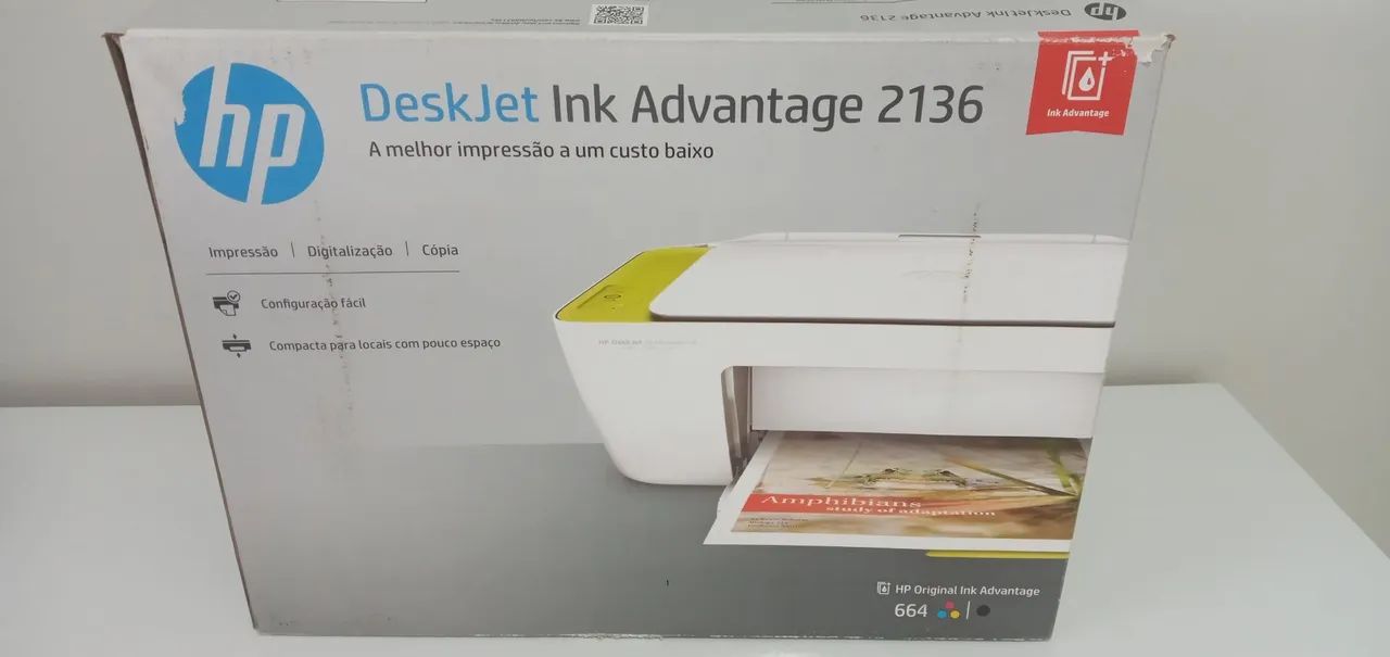 Impressora usada HP Desk jet 2136 - Foto 2