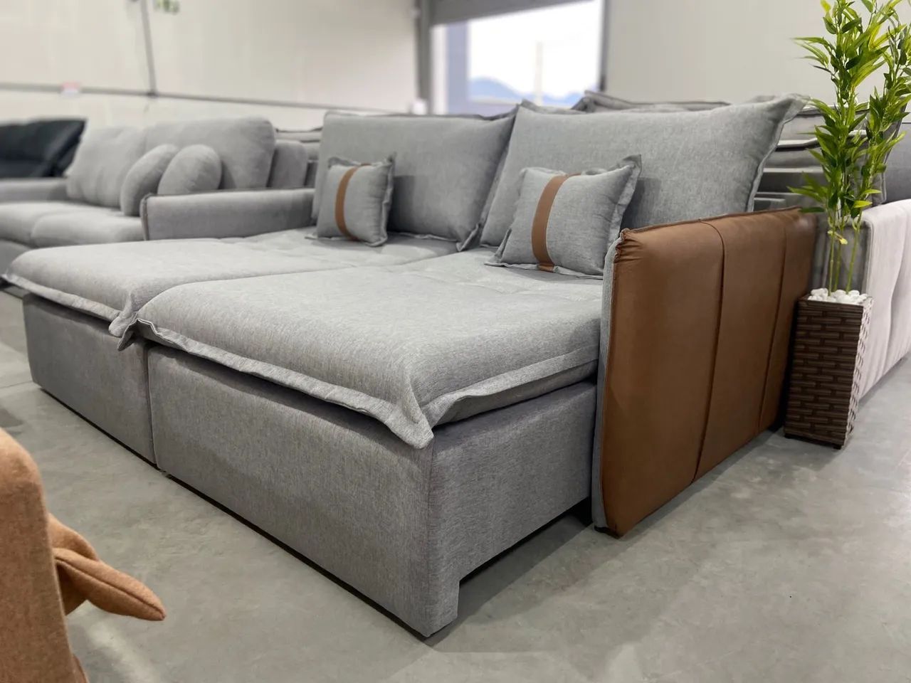 Sofá cama moderno slim sem caixaria  - Foto 2