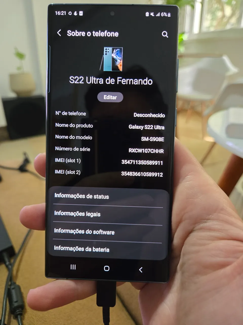Samsung s22 Ultra semi novo