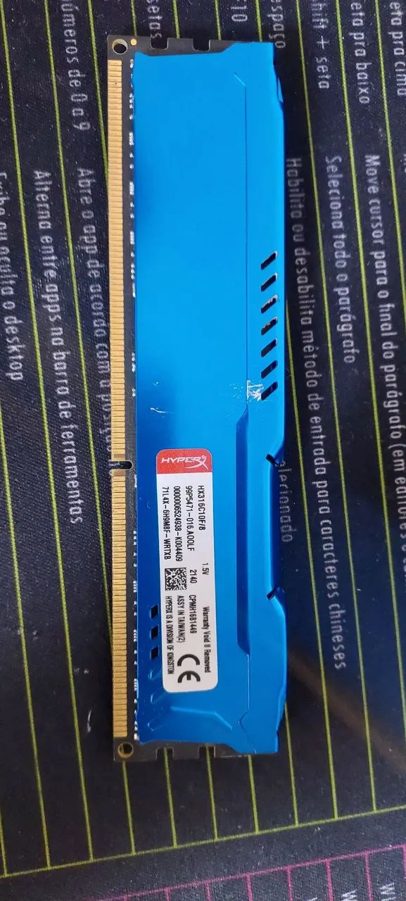 Memória RAM HyperX Fury DDR3 8Gb - Foto 2