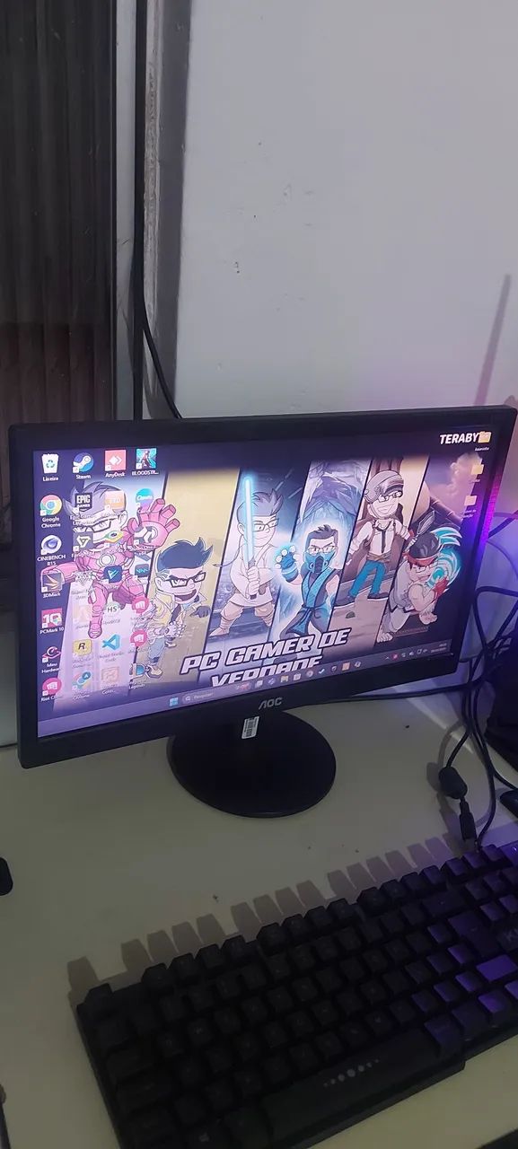 PC Gamer Completo - Ryzer 5600 GT/ 32Gb RAM - Foto 4