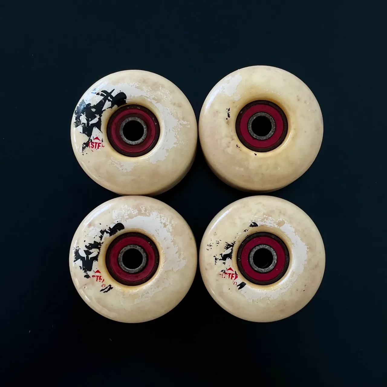 Jogo Rodas de Skate | Bones STF 53mm + Rolamento Red Bones