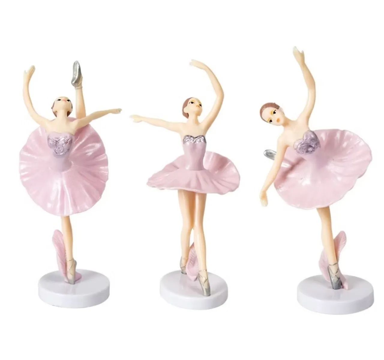 Bailarinas topo de bolo 3 peças o lote - Foto 2