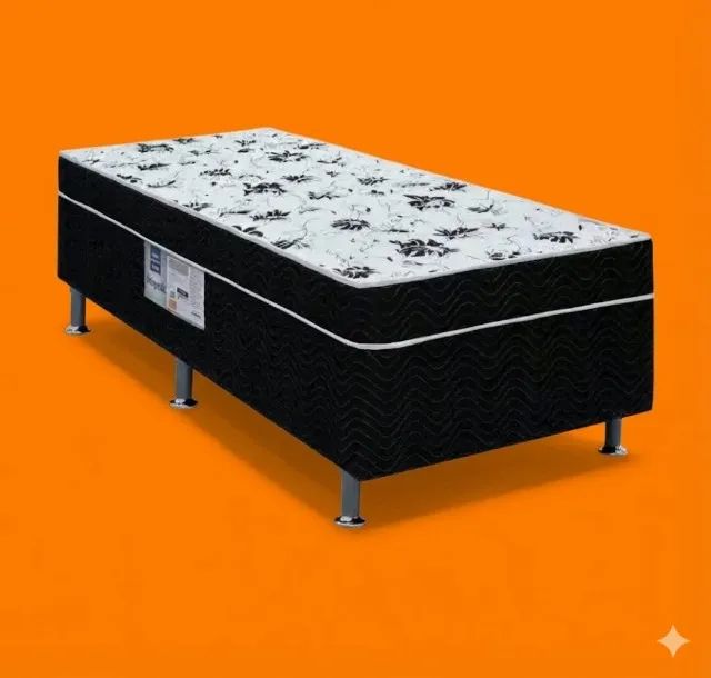 cama solteiro - laranja - novas 